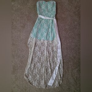 Trixxi Mint high low Dress
